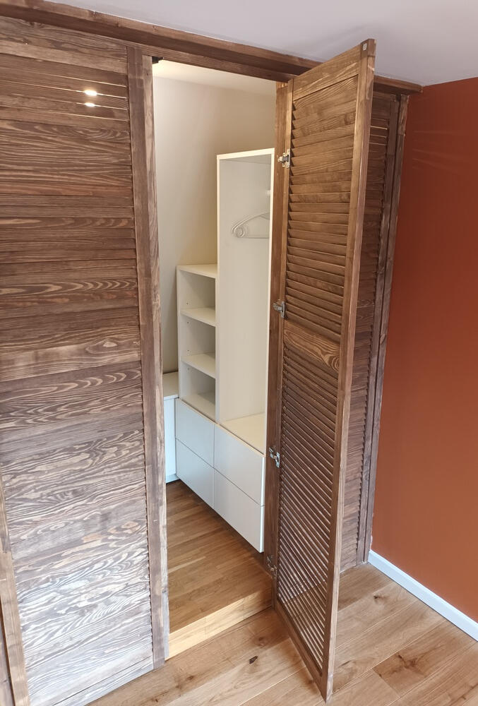 commissioned walk-in wardrobe