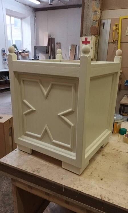 commissioned flowerpots