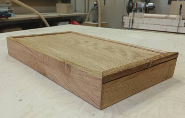 decorative box for food form solid oak