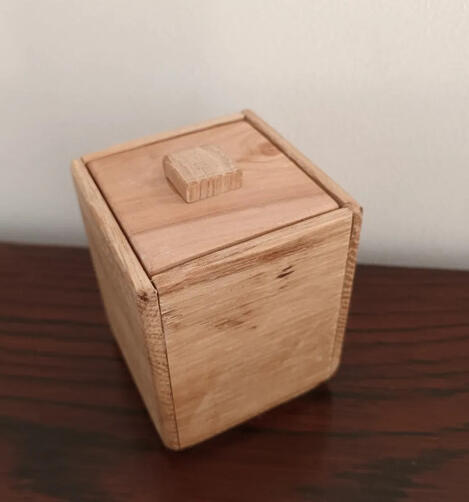 puzzle game from solid oak